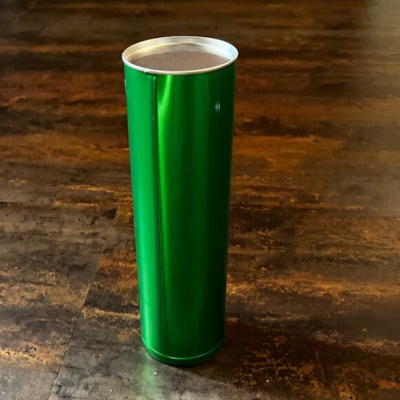 LUSH Empty Green Cylinder Tin for Bath Bomb/Product Storage/Gifting/Display #2 - Picture 2 of 3